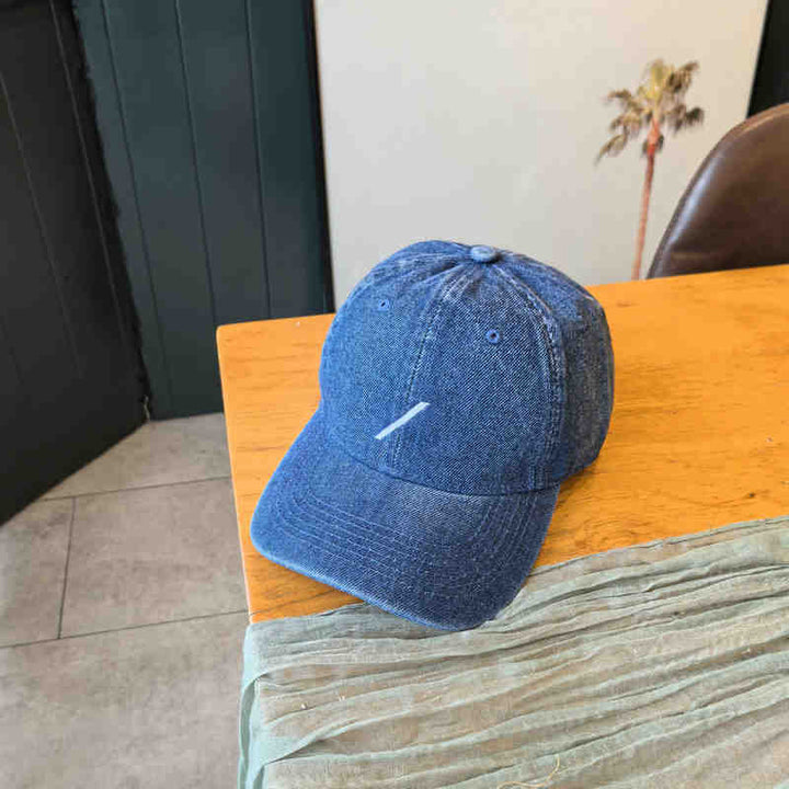 Klassische Herren-Baseball-Cap im Denim-Stil Skanto