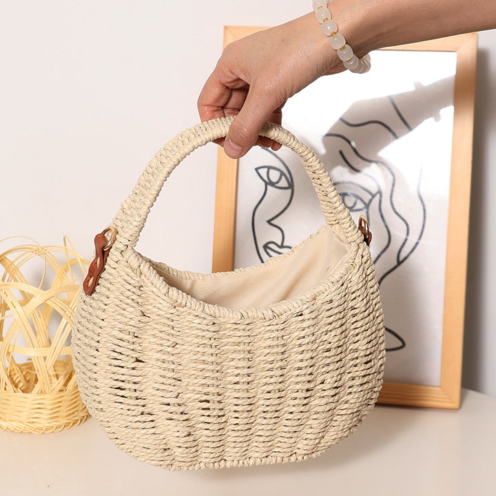 Hochwertige Handtasche aus Naturmaterial Skanto