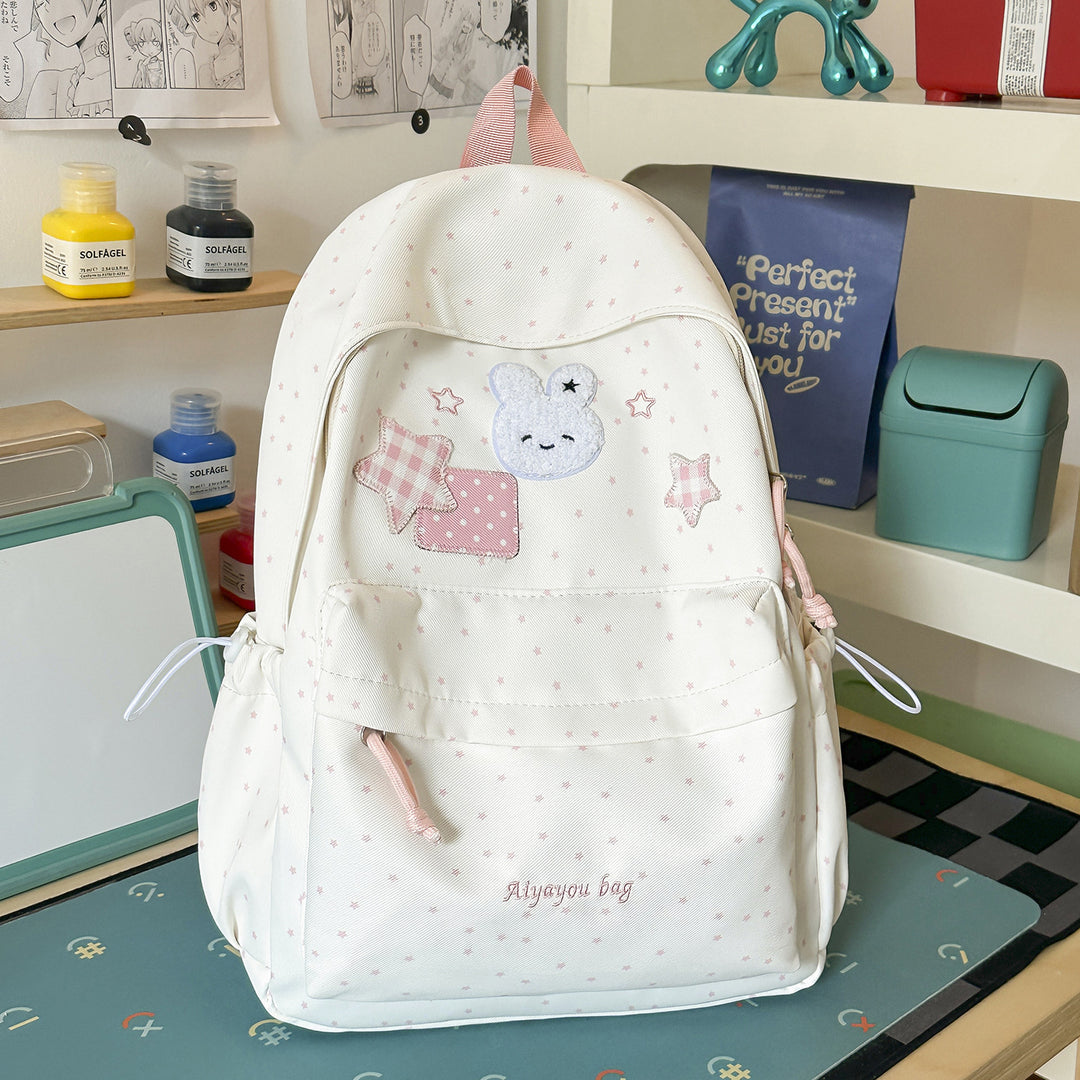 Niedlicher Schulrucksack im Charakter-Design