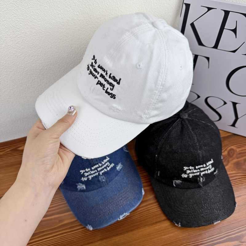 Damen Statement-Cap im Used-Look aus Jeans Skanto