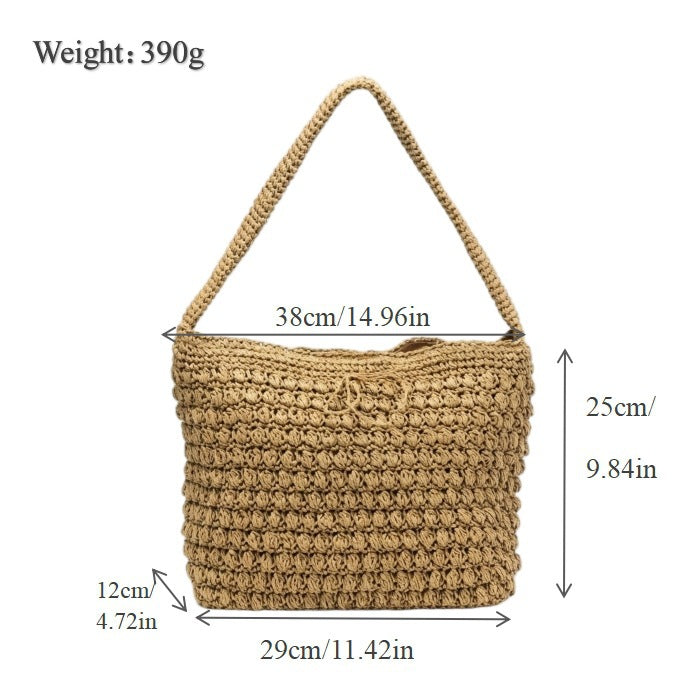 Moderner Makramee-Shopper Skanto