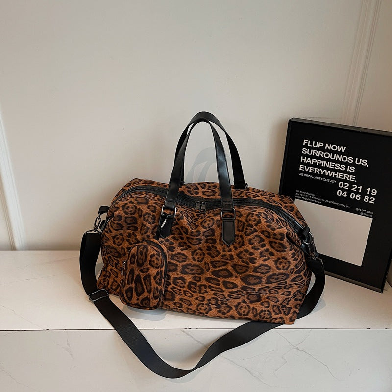 Wochenend-Reisetasche im trendigen Leopardenmuster Skanto