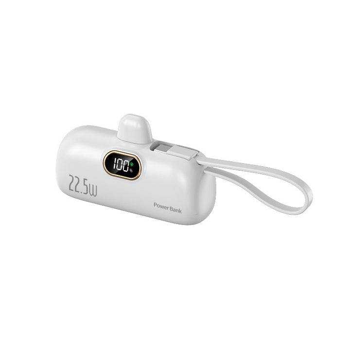 Powerbank mit integriertem Ladekabel Skanto