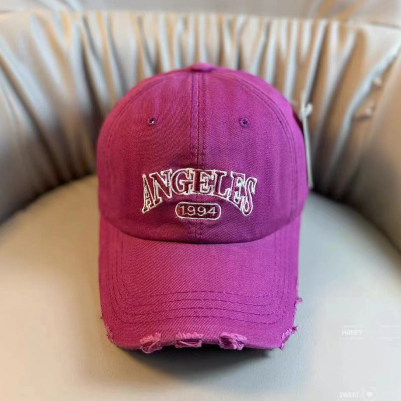Damen Verstellbare Baseball Cap im Used-Look im Vintage-Stil Skanto