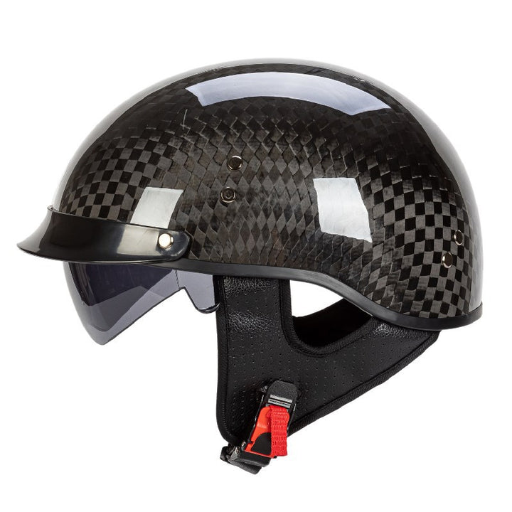 Stylischer Grafik-Totenkopf Motorradhelm Skanto