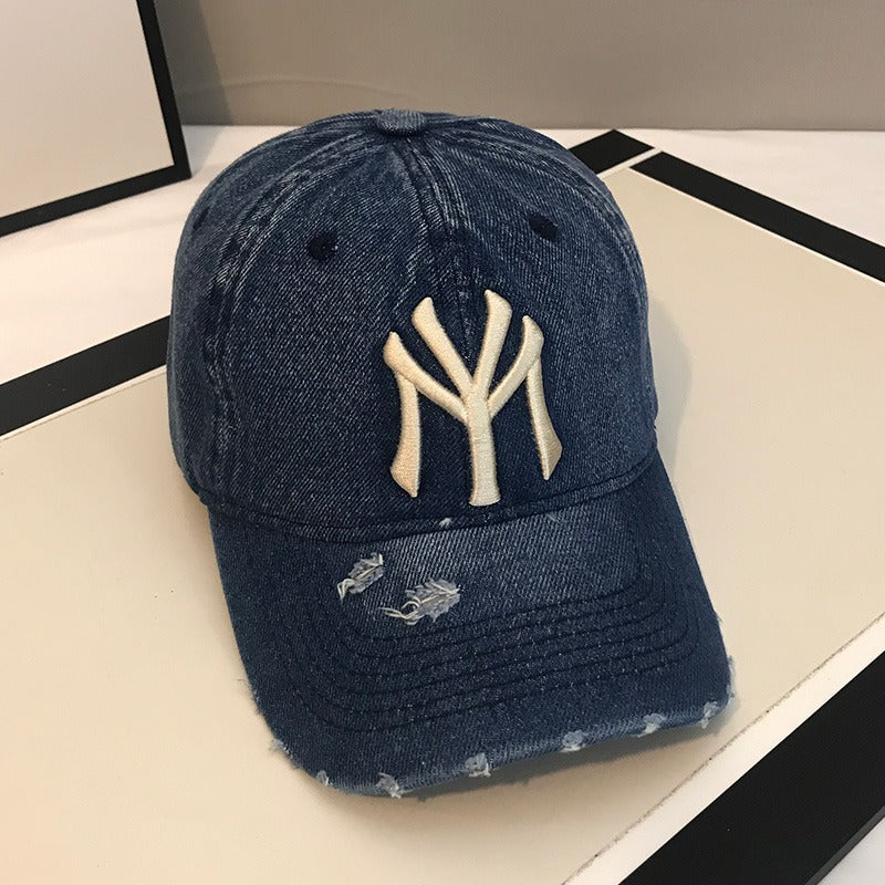 Baseballkappe aus Denim im Used-Look für Herren Skanto 1784188165
