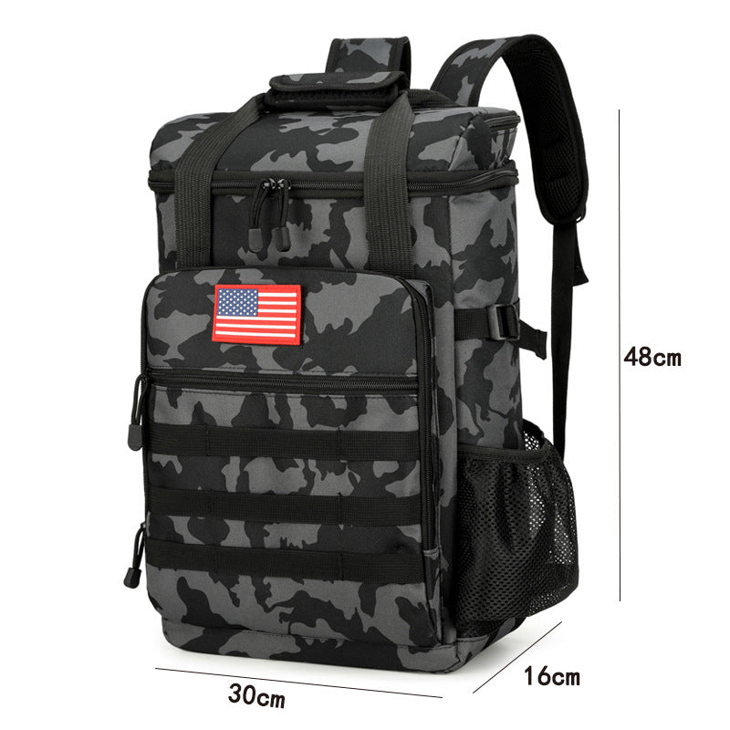 Unisex Skanto Tactical Kühlrucksack mit isoliertem Hauptfach, MOLLE-Fronttasche und gepolsterten Schultergurten