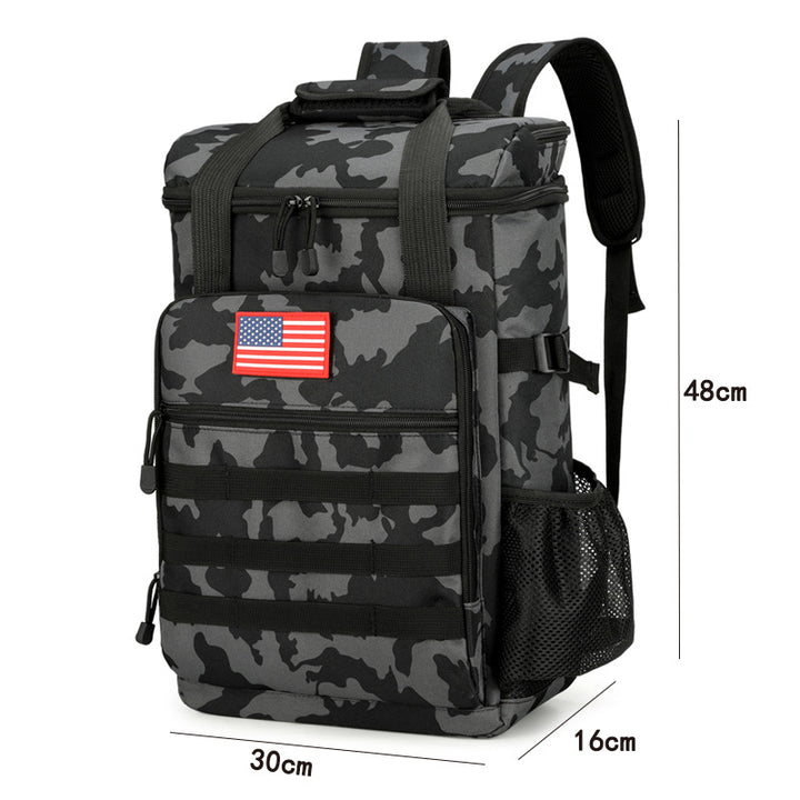Unisex Skanto Tactical Kühlrucksack mit isoliertem Hauptfach, MOLLE-Fronttasche und gepolsterten Schultergurten