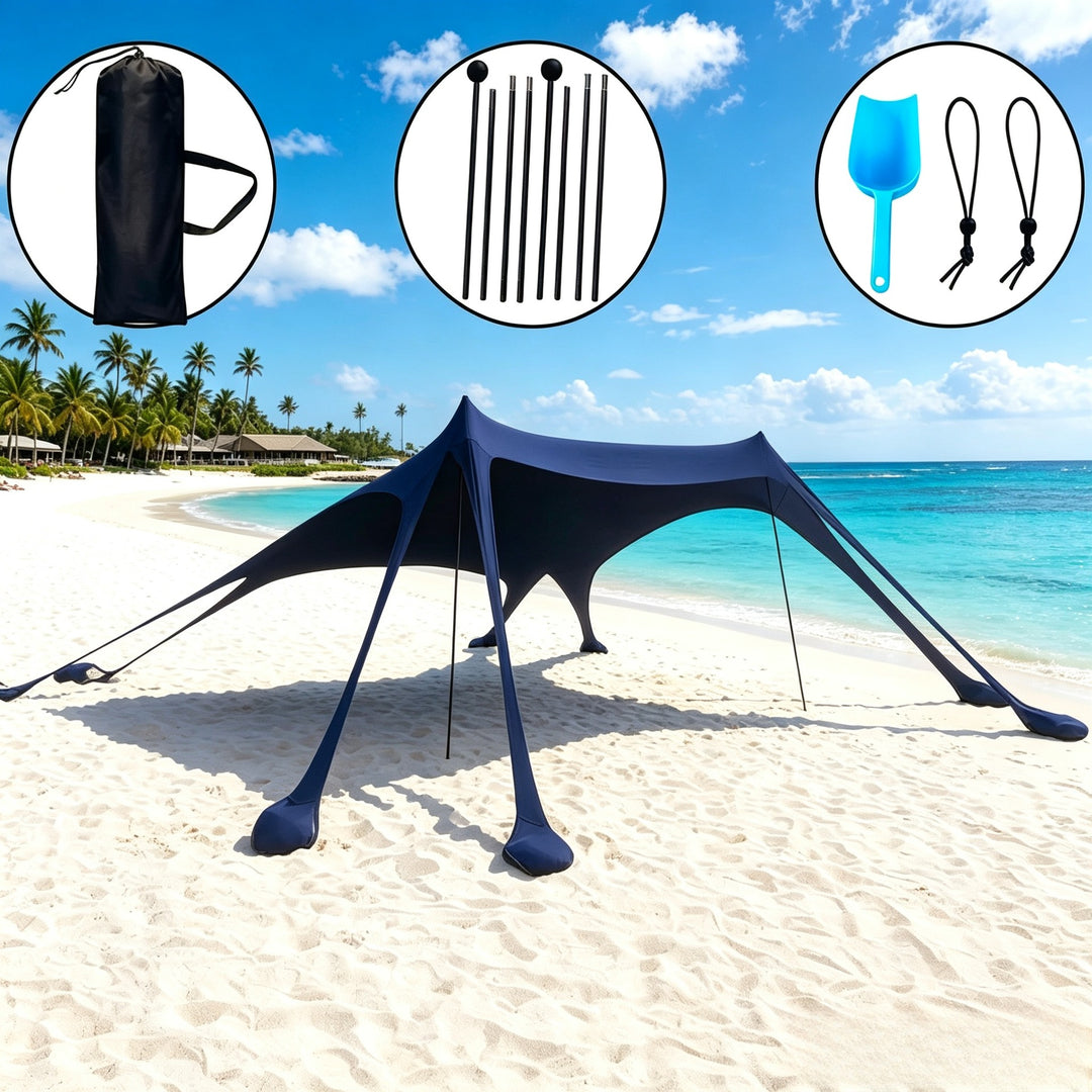 Tragbares Strand-Sonnenschutzdach Skanto