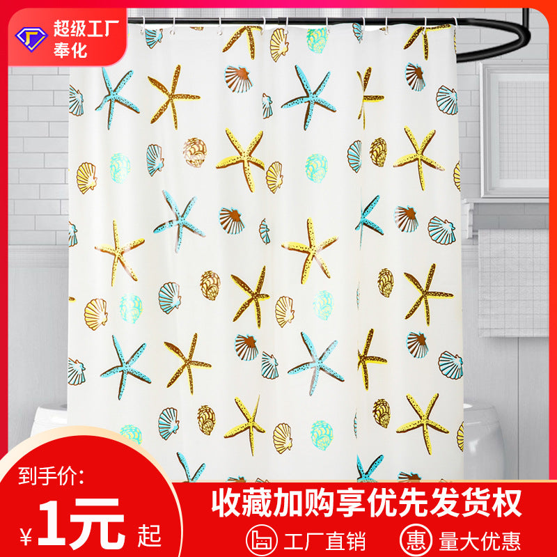 Duschvorhang Skanto im Küsten-Design