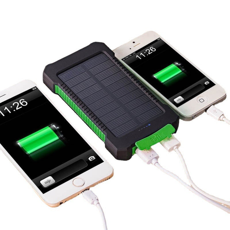 Solar-Powerbank mit robustem Gehäuse und smarter Ladefunktion Skanto