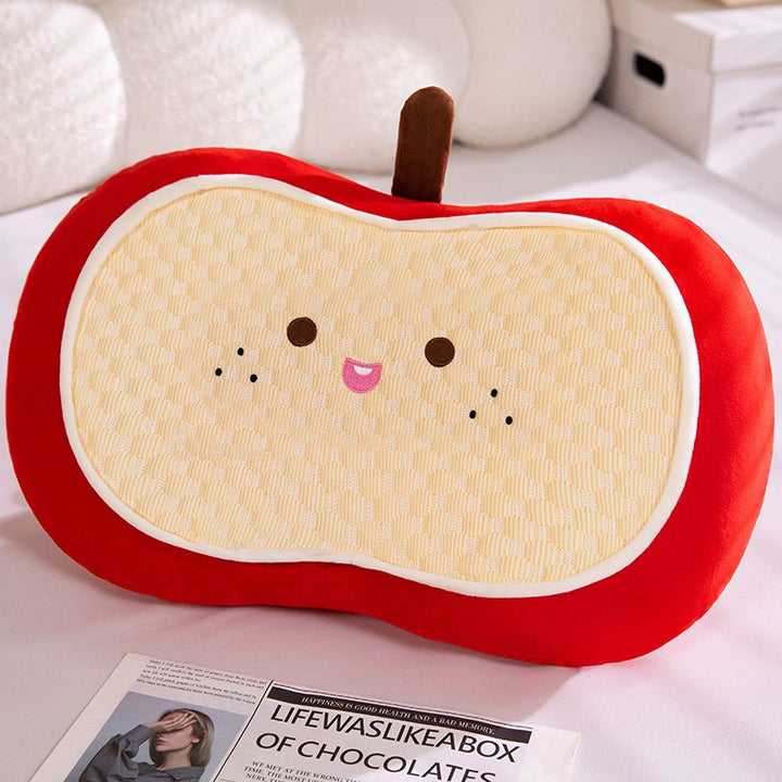 Plüschkissen im Apfel-Design Skanto