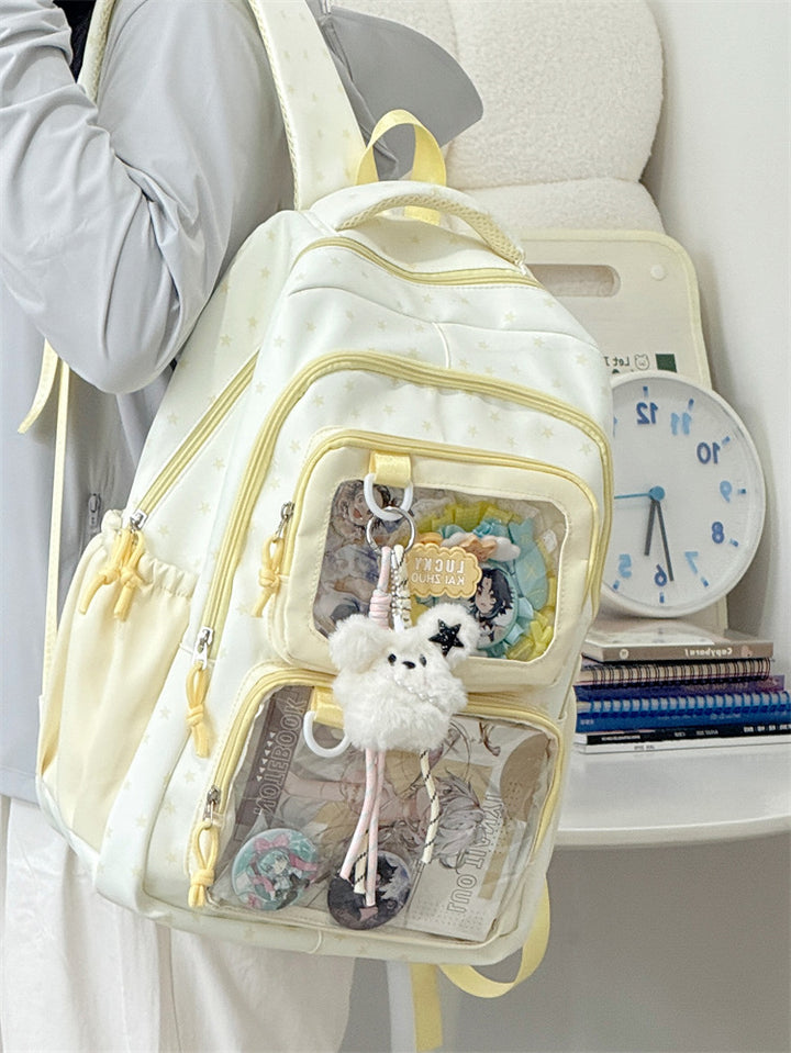 Niedlicher Charakter Design Plüsch-Schulrucksack