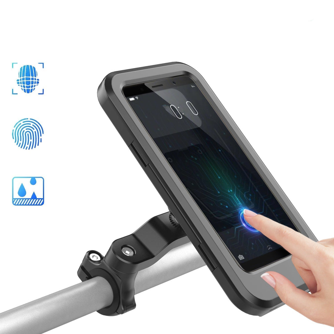 Skanto | RideCharge Pro – Wasserdichte Handyhalterung mit USB und 15W kabelloser Ladefunktion für Fahrrad und E-Bike