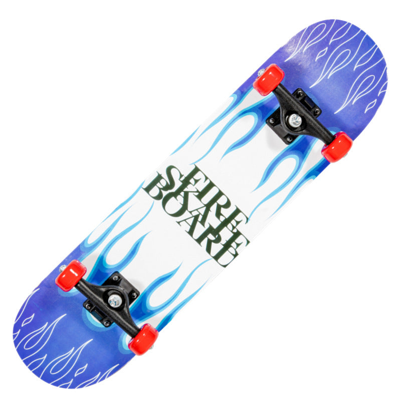 Skateboard mit Drachengrafik Skanto