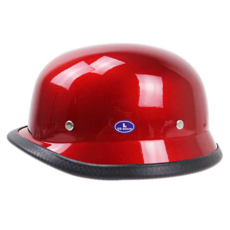 Vintage Halbschalenhelm Motorrad-Kopfbedeckung Skanto