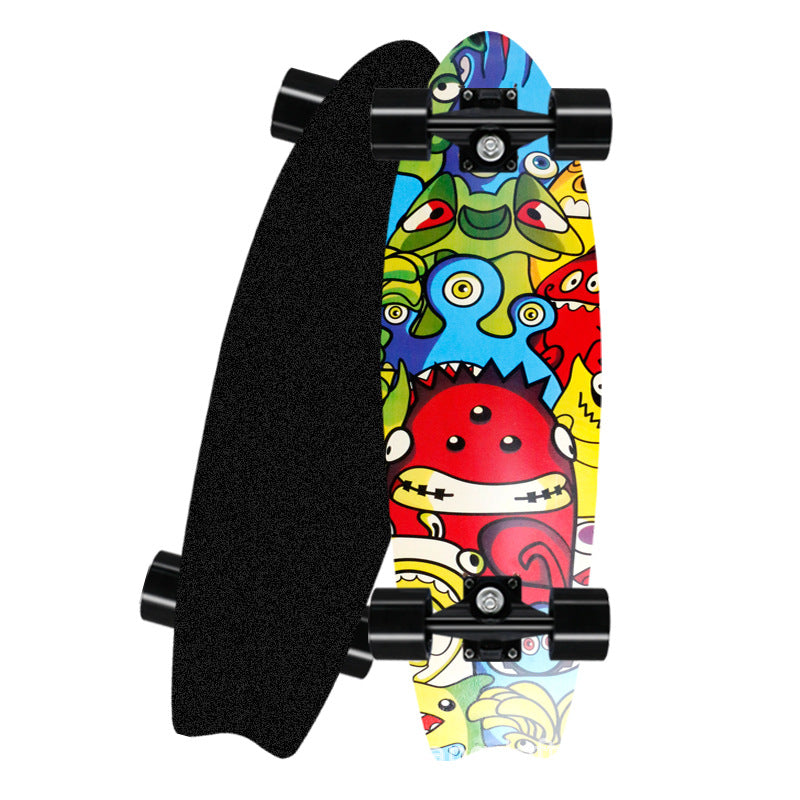 Surf-inspiriertes Mini-Cruiser-Skateboard Skanto