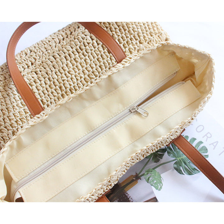 Handgefertigter Raffia-Korb Skanto