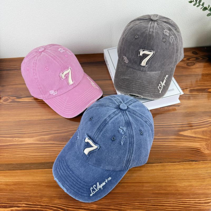 Herren Vintage Baseballkappe im Used-Look Skanto