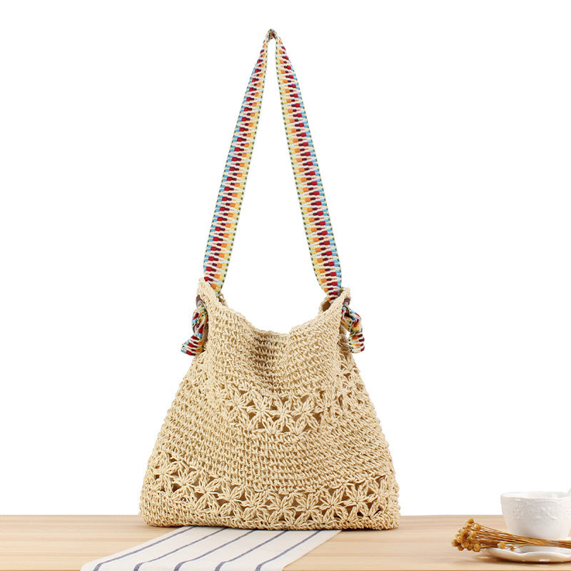 Handtasche mit gestreiftem Riemen Skanto
