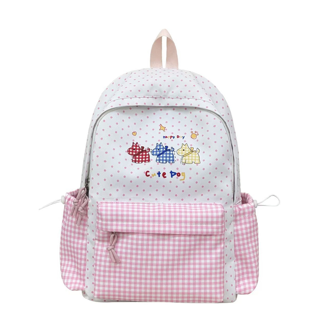 Verspielter Hunde-Illustrations-Rucksack Skanto