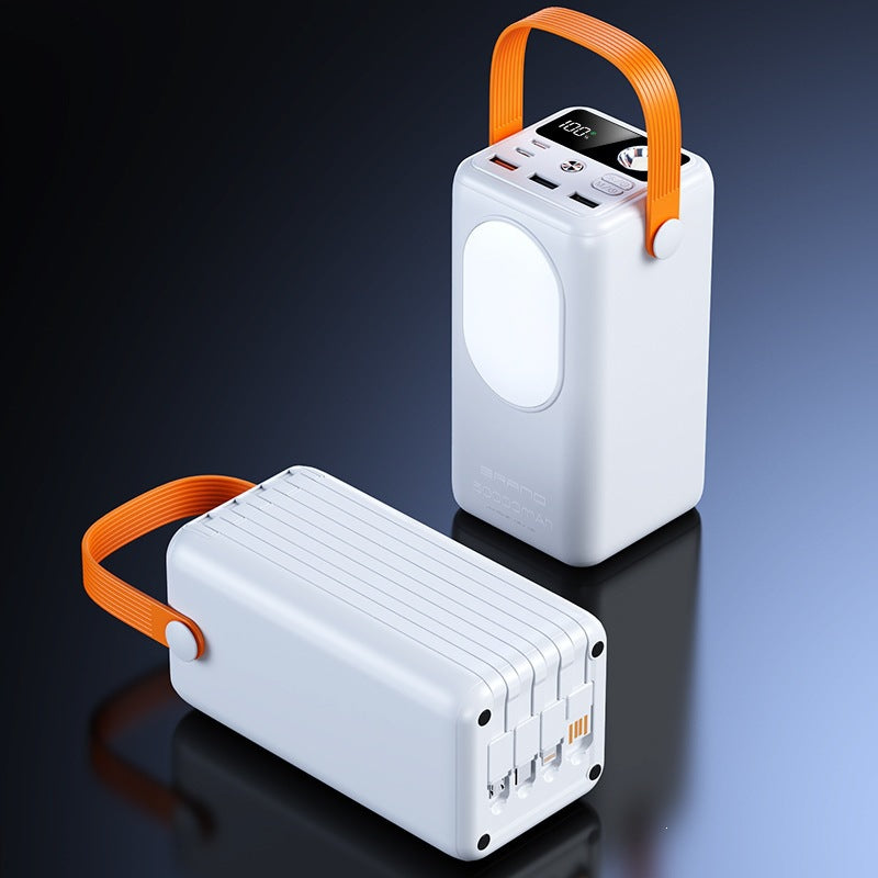 Tragbare Powerbank mit LED-Licht und Ladeanzeige Skanto