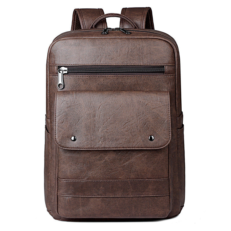 Hochwertiger Kunstleder-Rucksack mit viel Stauraum und ergonomischem Design Skanto