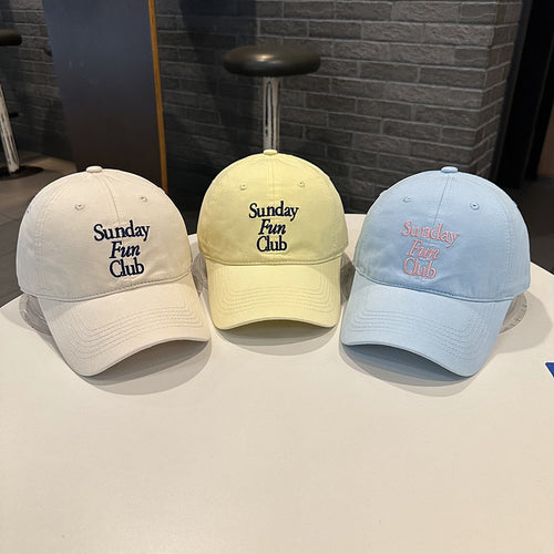 Unisex Bestickte Baumwoll-Baseballkappe Skanto