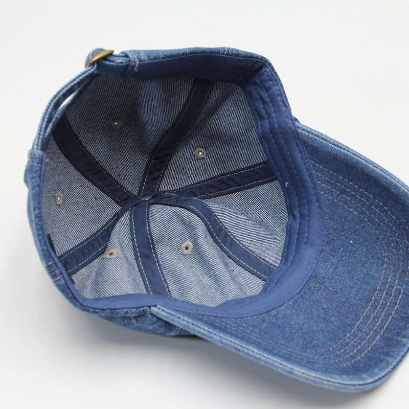 Lässige, verstellbare Damen-Baseballcap aus Denim Skanto