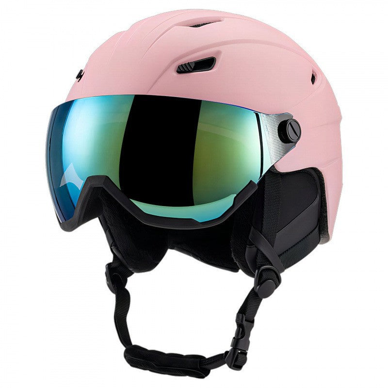 Hochleistungs-Skihelm mit integriertem Visier Skanto