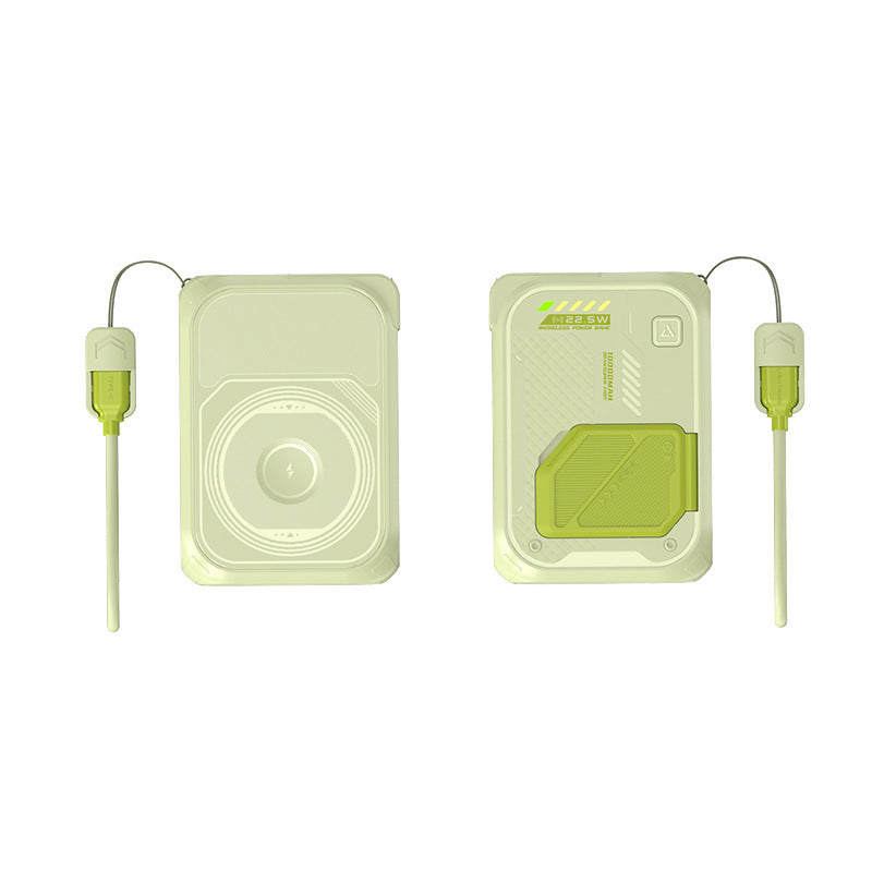 Tragbare Powerbank mit kabelloser Ladefunktion Skanto