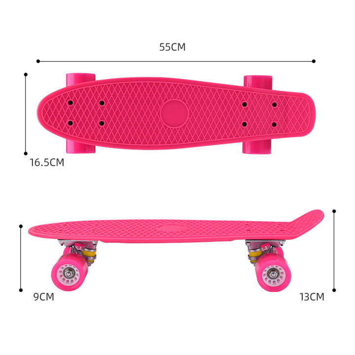 Kompaktes Cruiser Skateboard Skanto