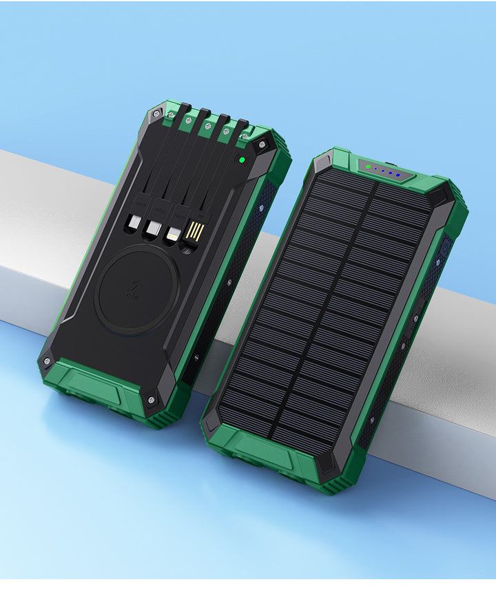 Powerbank mit solarbetriebenem Schnellladegerät Skanto