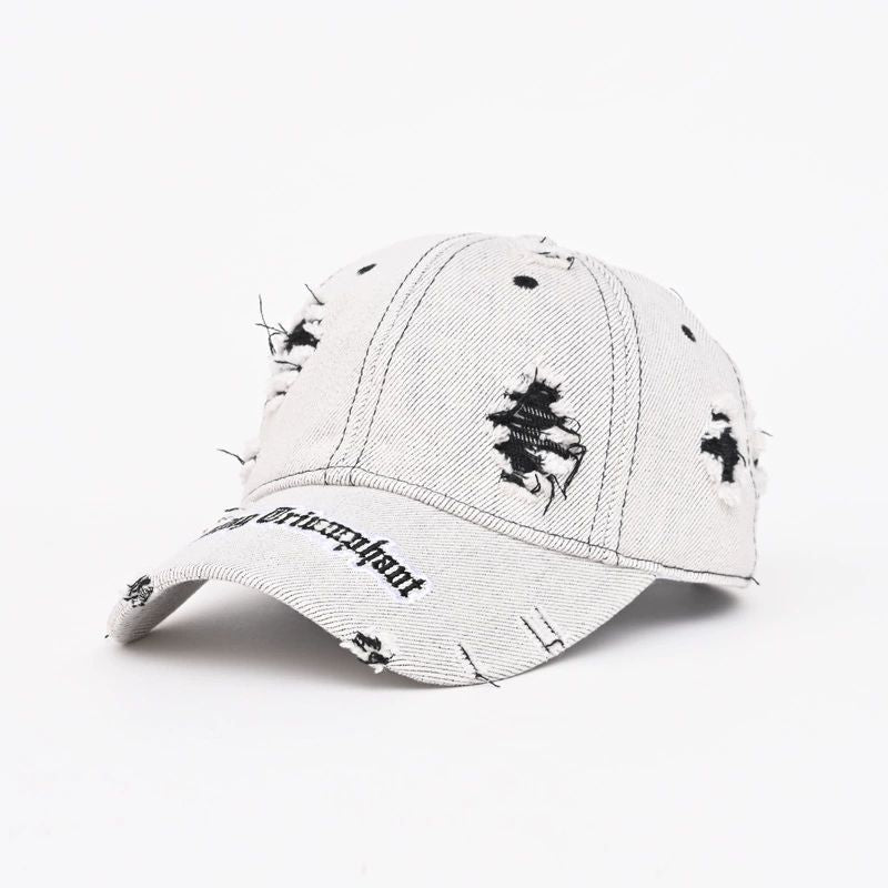 Damen Cap im Used-Look aus Jeans Skanto