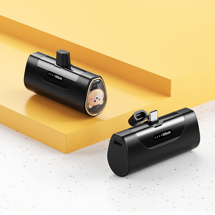 Lustige Powerbank mit integrierter Tierfigur Skanto