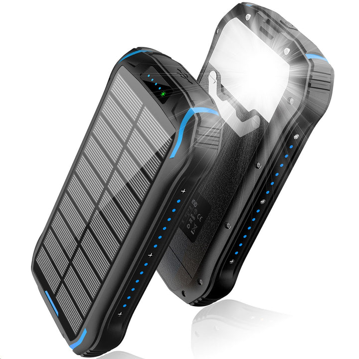 Solar Powerbank mit wasserdichtem Gehäuse und SOS-Funktion Skanto