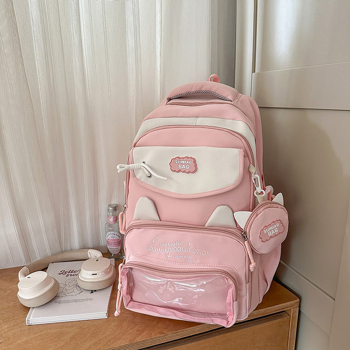 Skanto Verspielter Schulrucksack mit mehreren Fächern