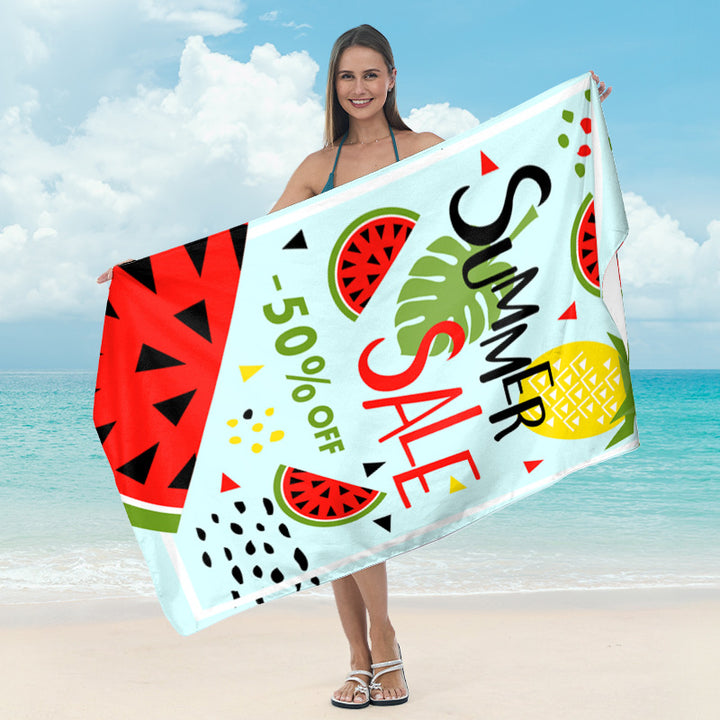 Strandtuch mit tropischem Palmenblatt-Design Skanto