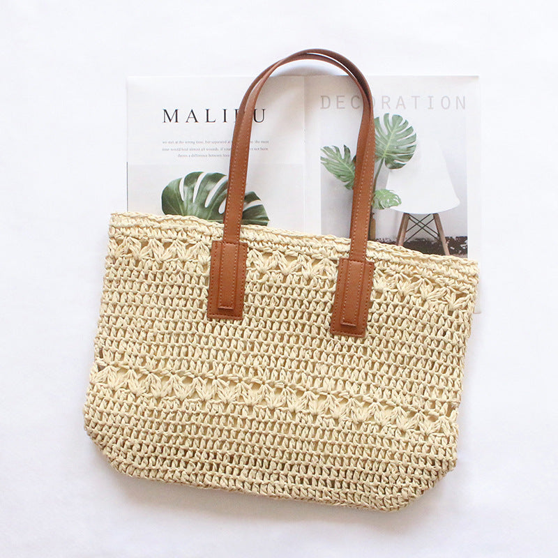 Handgefertigter Raffia-Korb Skanto