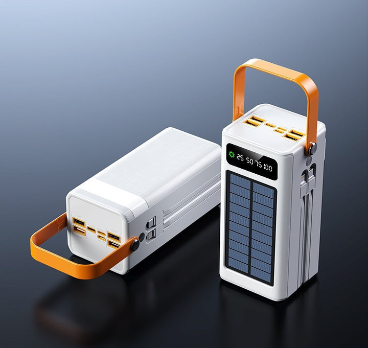 Tragbare Powerbank mit ergonomischem Griff und intelligenter Ladeanzeige Skanto