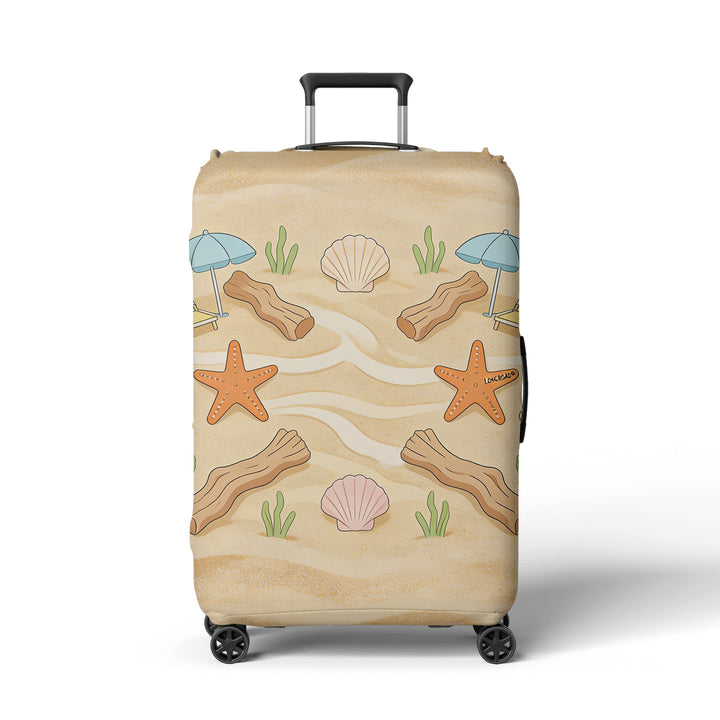 Damen Kofferhülle mit Strandmotiv Skanto