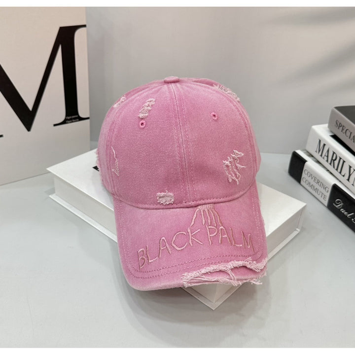 Damen Distressed Baumwoll Baseballkappe Skanto 1784083899