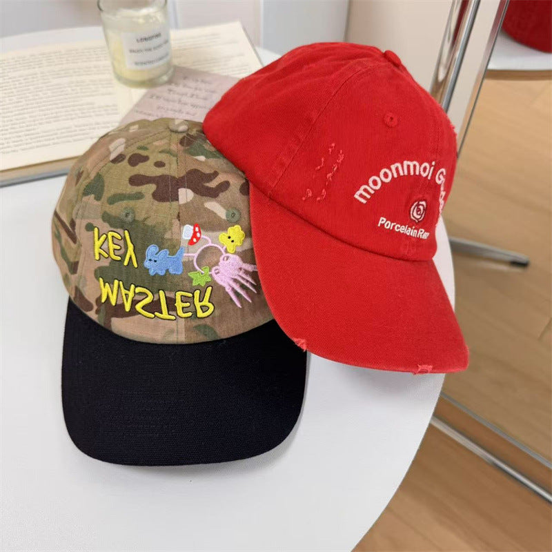 Vintage-inspirierte Distressed Baseballkappe für Herren Skanto