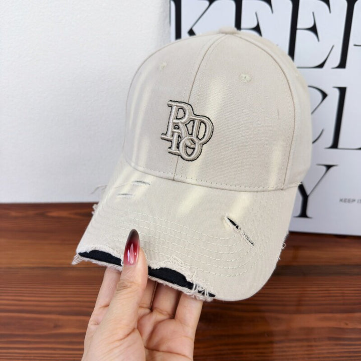 Damen Baseballkappe aus Baumwolle im Used-Look, klassisch, Skanto