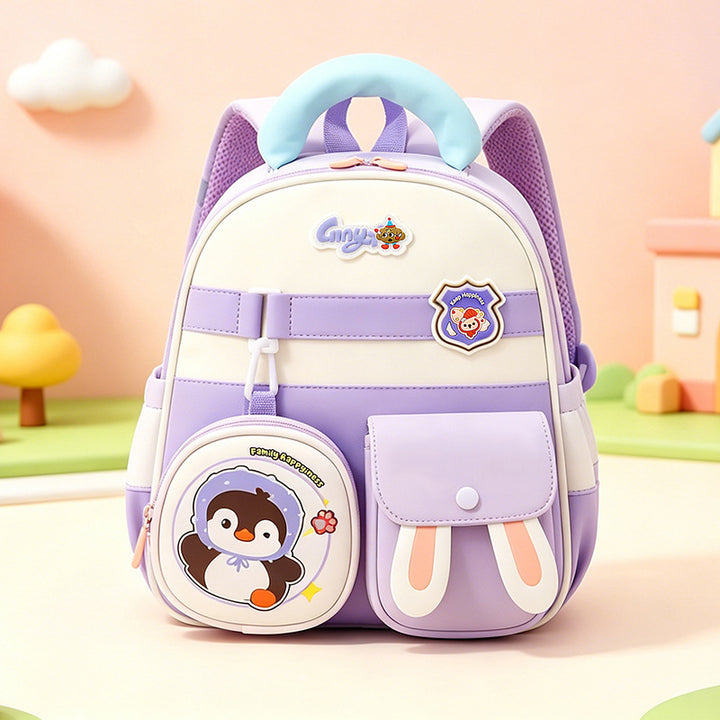 Niedlicher Schulrucksack für Kinder mit Charakter-Design