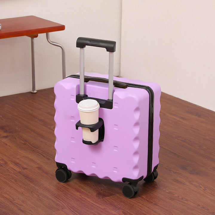 Unisex Innovativer strukturierter Handgepäck-Spinner-Koffer Skanto