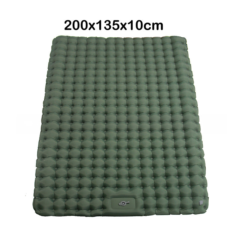 Bequeme und aufblasbare Isomatte mit ergonomischem Kopfkissen Skanto