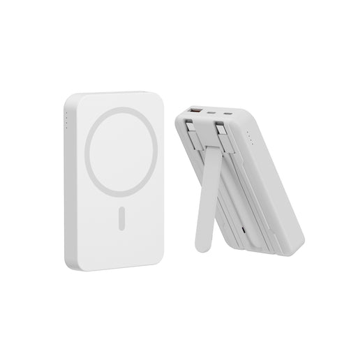Powerbank mit integrierter Standfunktion und kabelloser Ladeoption Skanto