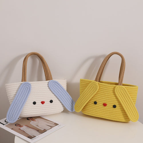 Verspielte Stofftasche mit Tiermotiv Skanto