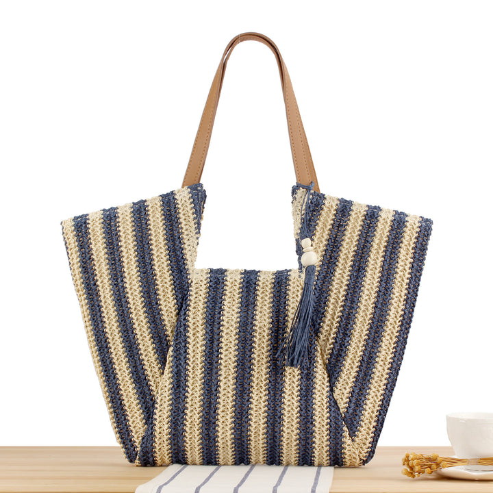 Moderne Markt-Crossover-Tasche mit eleganten Fransen Skanto